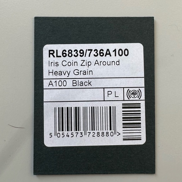 Mulberry London brand new Iris Zip around wallet with tags and box black leather - Picture 8 of 8